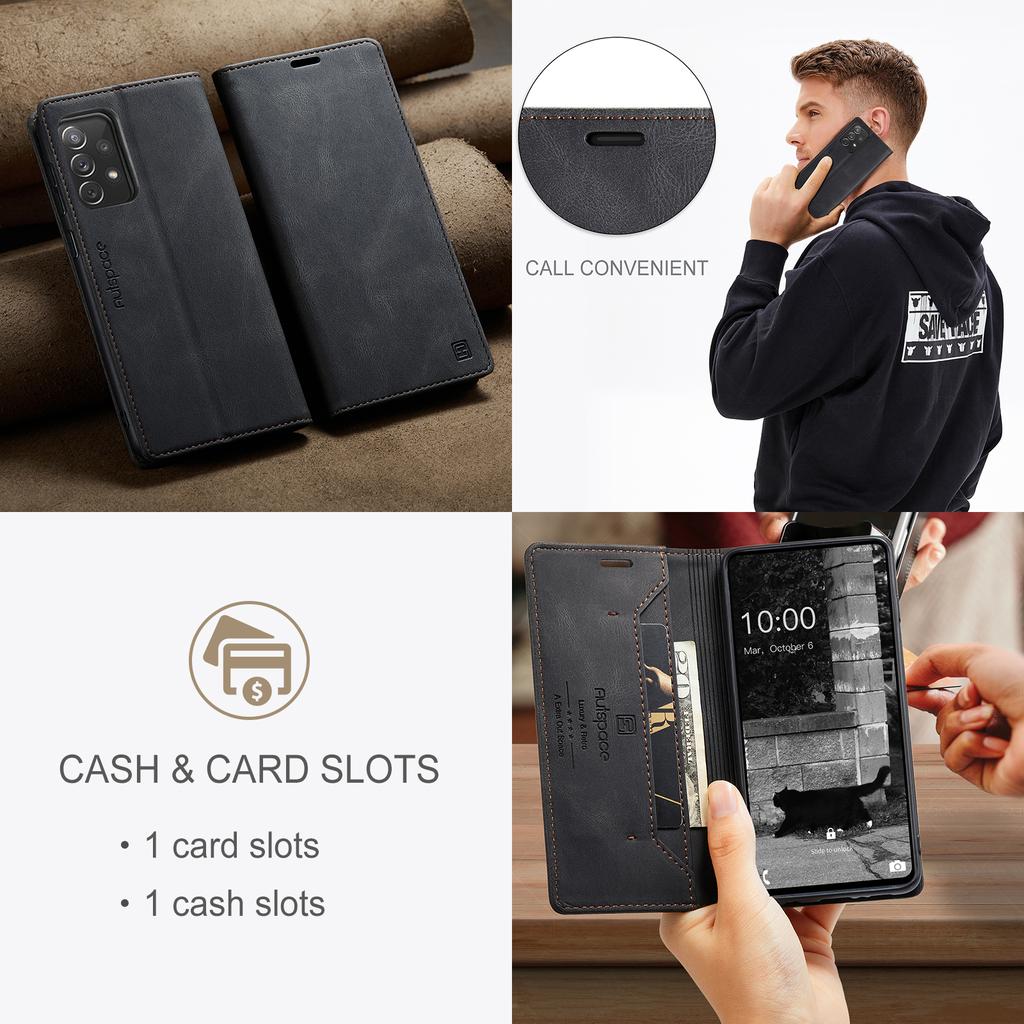 Custodia per Telefono Samsung Galaxy A15 A25 A35 A55 Cover Magnetica in Pelle PU con Scomparti per Carte Custodia per Samsung A12 A13 A14 A53 A73 A54 A34