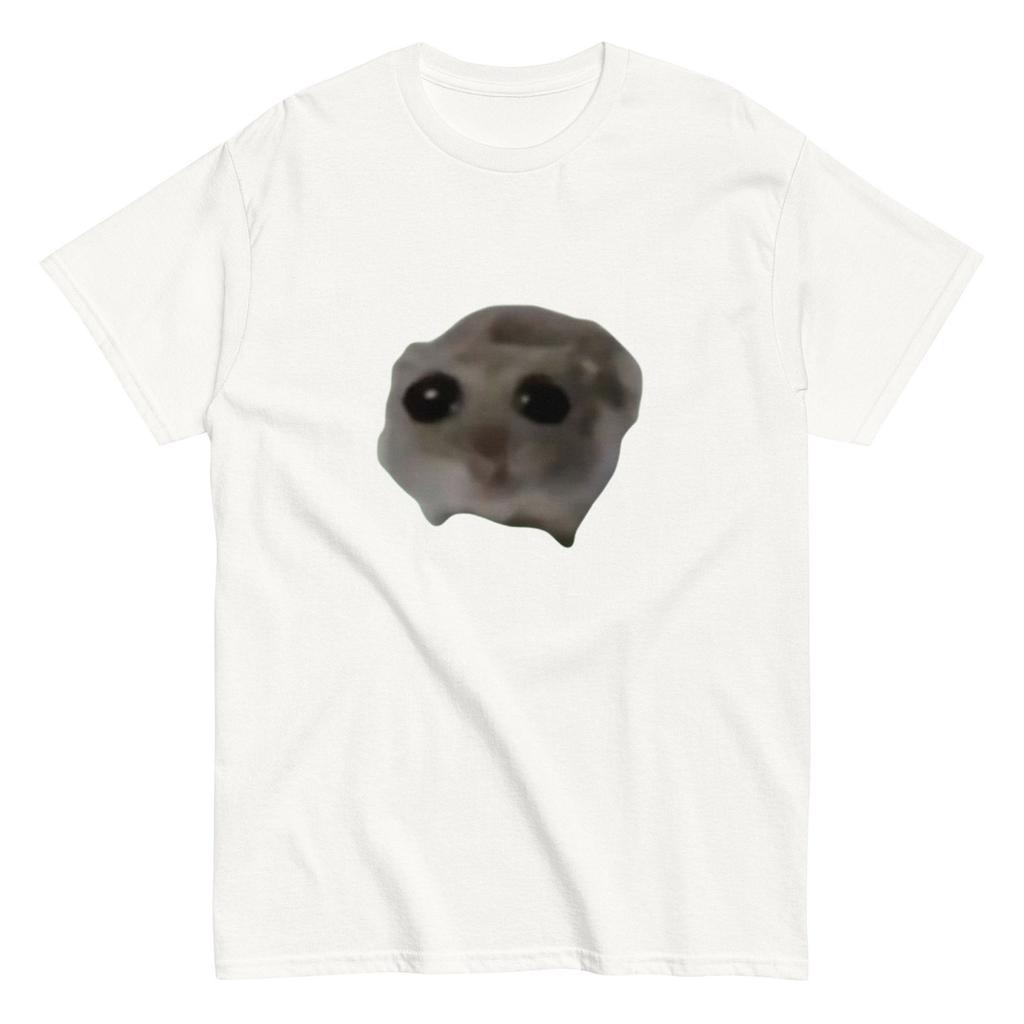 Sad Hamster Meme T-Shirt, Viral Trend, Comfy Cotton Tee