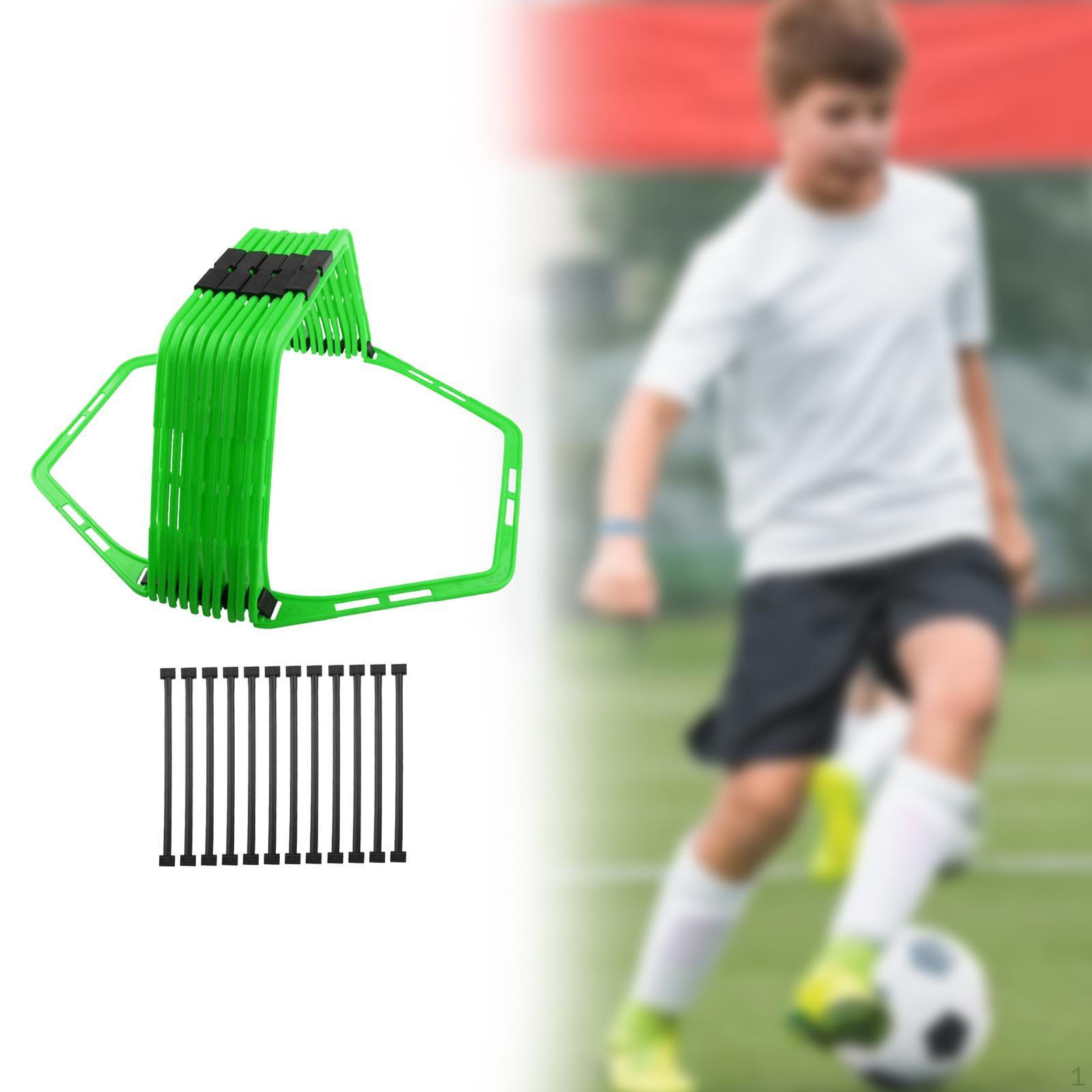 

Кольца для ловкости шестигранные складные обручи для прыжков Тренировка Фитнес Упражнение Физическая подготовка зелёный