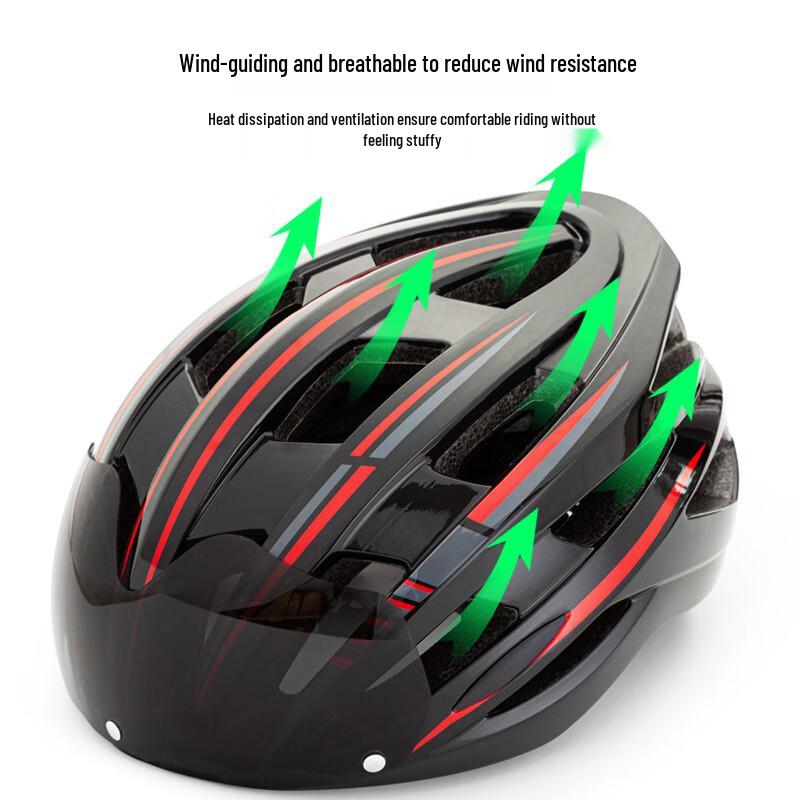 CNMF Integrated Cycling Helmet with Magnetic Visor