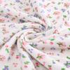 Thin Tissue Print Floral Fabric Rib Stretchy Jersey Fabric For Sewing Summer Dress Or Tops  50*150cm YHA0275