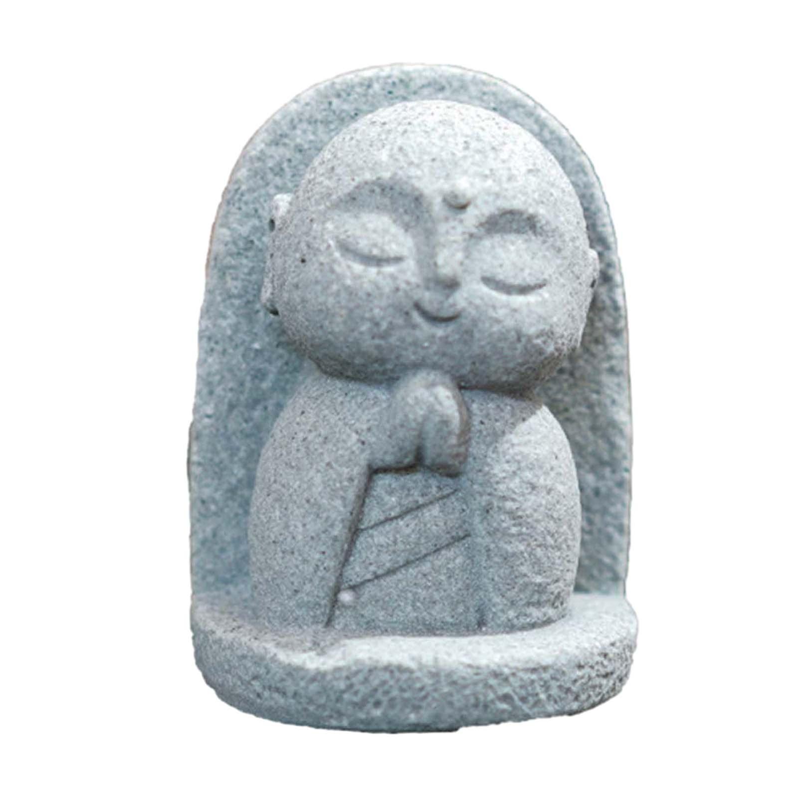 

Zen Buddha Sculpture Creative Fish Tank Ornament Resin Figurine Aquarium Decor for Room Bedroom Landscape Fountain Outdoors