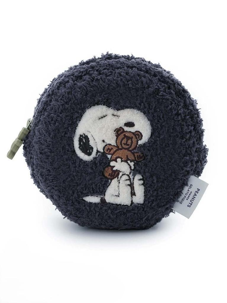 Gelato Pique Peanuts Snoopy X Bear Applique Pouch (PWGB251523 NVY)