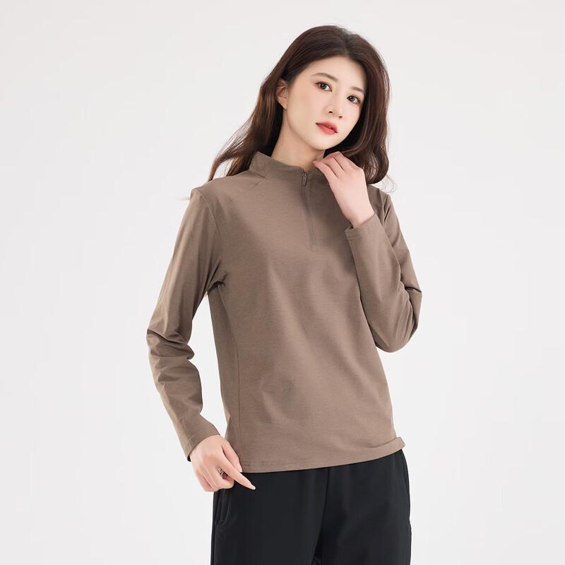 Vepeal Couple's Fashion Stand-Collar Long-Sleeve T-Shirt