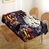 Halloween Ghosts Rectangle Tablecloth for Tables Decor Holiday Party Reusable Party Picnic Table Cloth Halloween Decorations