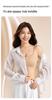 Women's Seamless Backless Bodysuit with Thickened Chest Pads - Wire-free, U-Cut Gathering Vest