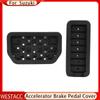 Edelstahl-Auto-Gasbremspedalabdeckungen für Suzuki SX4 Aerio Ciaz Vitara S-Cross Splash Ignis Kizashi Sidekick