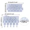Wall Hanging for Key Storage Casting Resin Mold for Key Rack for Entryway Office for Key Holder Molds Keychain Organizer