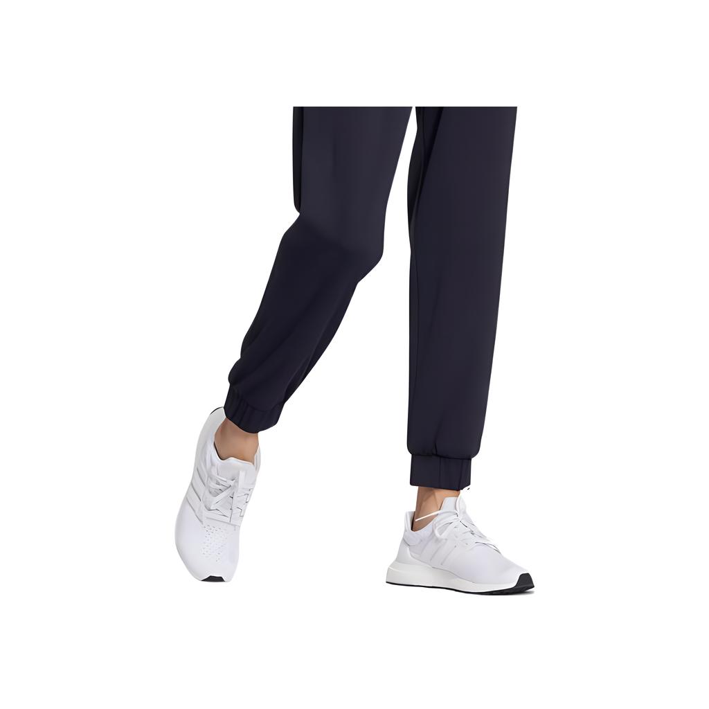 Adidas SS22 Solid Color Loose Fit Drawstring Sports Pants Women Pants Legendary-Ink-Blue HR2591