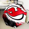 Jersey Devils Logo Umbrella Folding Umbrella, Automatic Umbrella 8-Frame for Travel, Camping Use Gift for Halloween Christmas