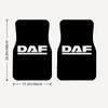 DAF pattern  Black Car Floor Mats Full Coverage All-Season Car Mats, XPE Non-Slip And Wear-Resistant Mats Suitable for SUV Interiors, Textured Car Car