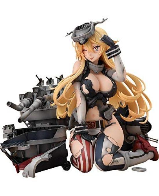 Kantai Collection Iowa Heavy Weapon Scale Complete Figure ONLINE SHOP -KanColle- (Moderately Damaged, Ver.) 1/8 (GOODSMILE Exclusive)