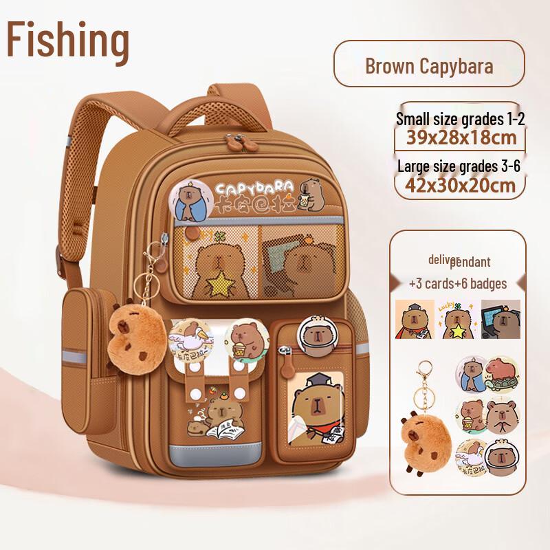 Navando Capybara Large Capacity Spine Protection Student Backpack