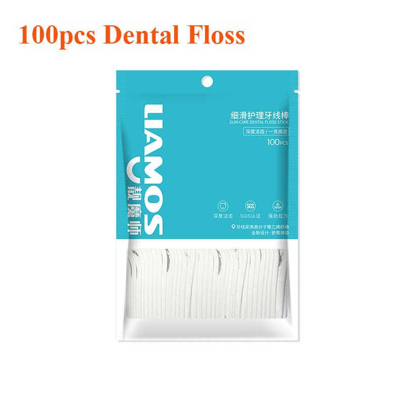 Automatic Dental Floss Storage Box Pop-Up Dental Floss Dispenser with 10Pcs Floss Dental Oral Hygiene Care Portable Oral Care