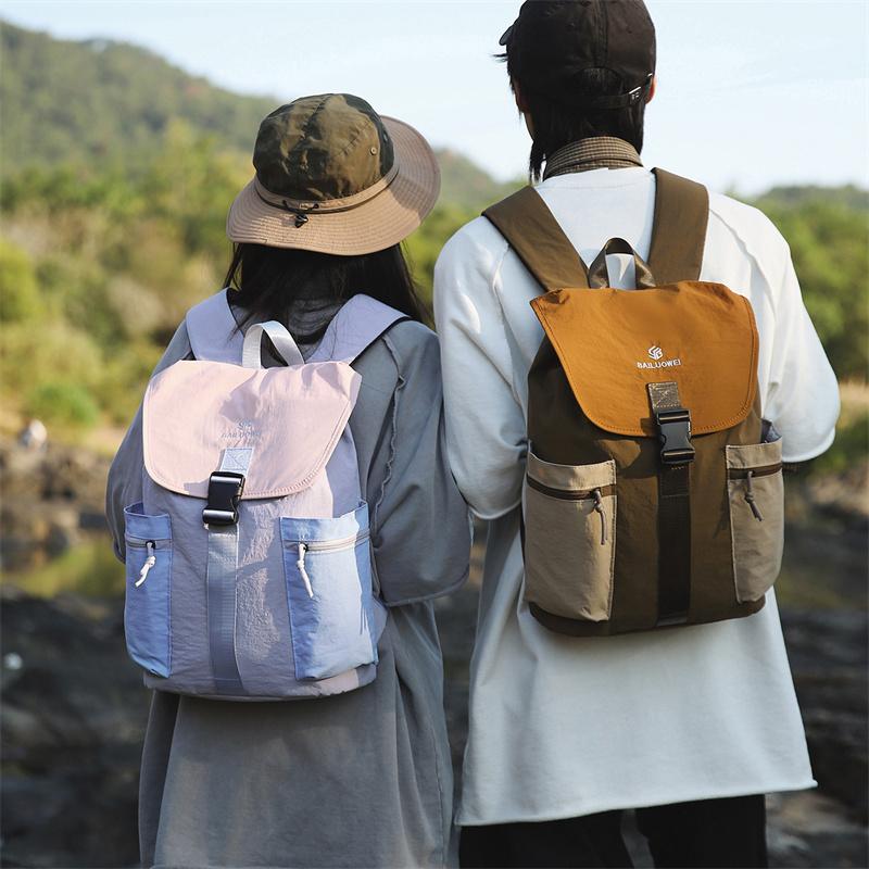 Color Block Rucksack Unisex Pendler Outdoor Reise Rucksack mit großer Kapazität