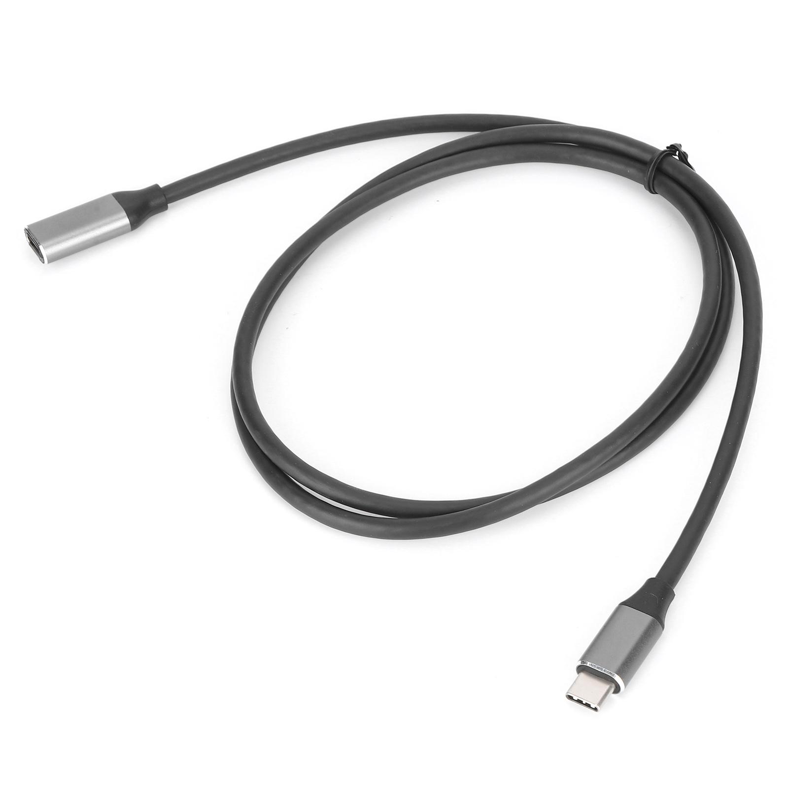 HD 4K USB 3.1 PD USB C Extension Cable Male to Female Type C Extender Cord 3A 60W