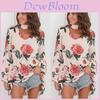 Premium Quality Chemisier T-shirt For Women With Elegant Floral Print Design