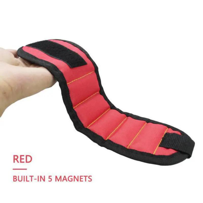 Magnetic Wrist Strap Adhesive Velcro Hardware Tools Screwdriver Screws Absorb Magnetic Wrist Strap