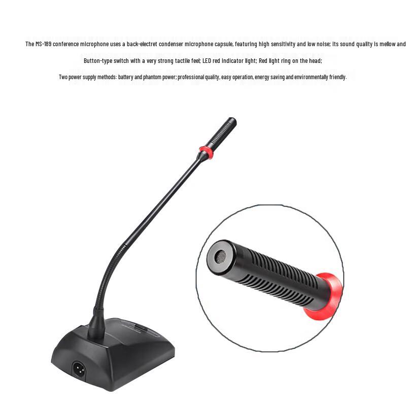 TAKSTAR MS-189 Gooseneck Wired Conference Microphone
