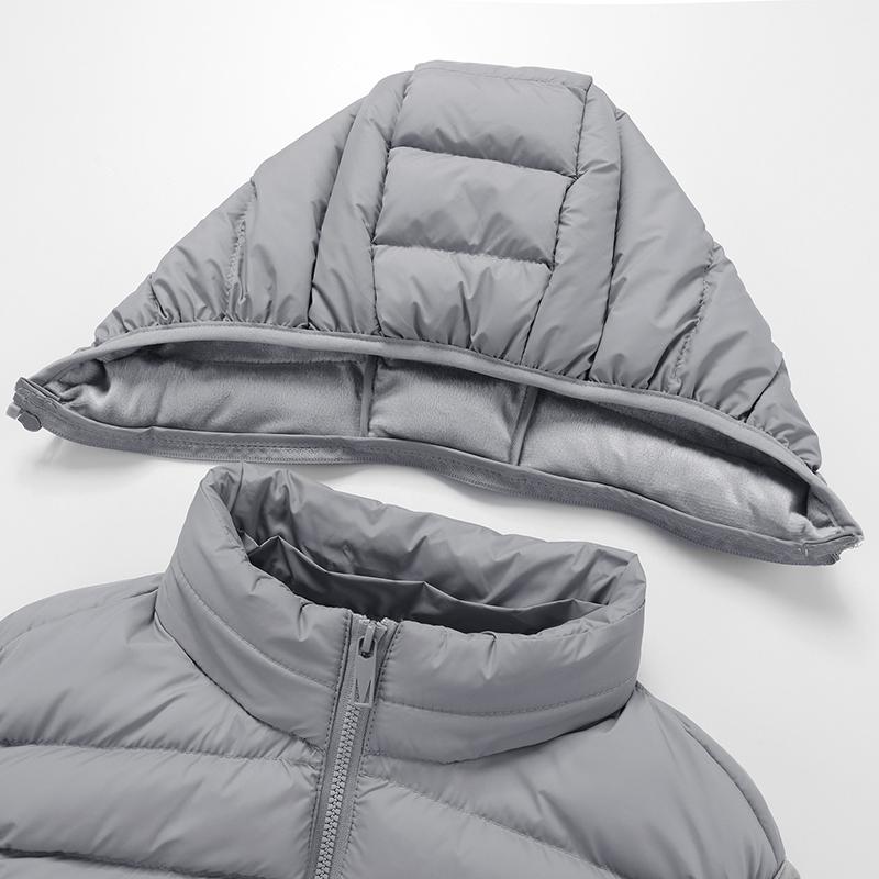 Męska kamizelka kurtka zimowa wodoodporna ciepła bez rękawów męska kurtka moda z kapturem codzienna kamizelka męska jesień zagęścić kamizelka