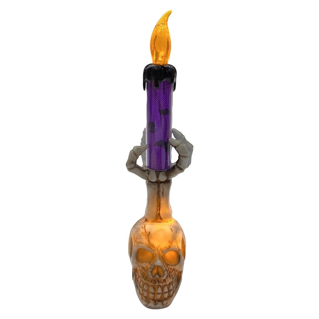 Halloween Candle Holder Light Spooky And Stylish Decorative For Halloween Creative Ornaments Lightweight LED For Home Haunted House Bar Supplies