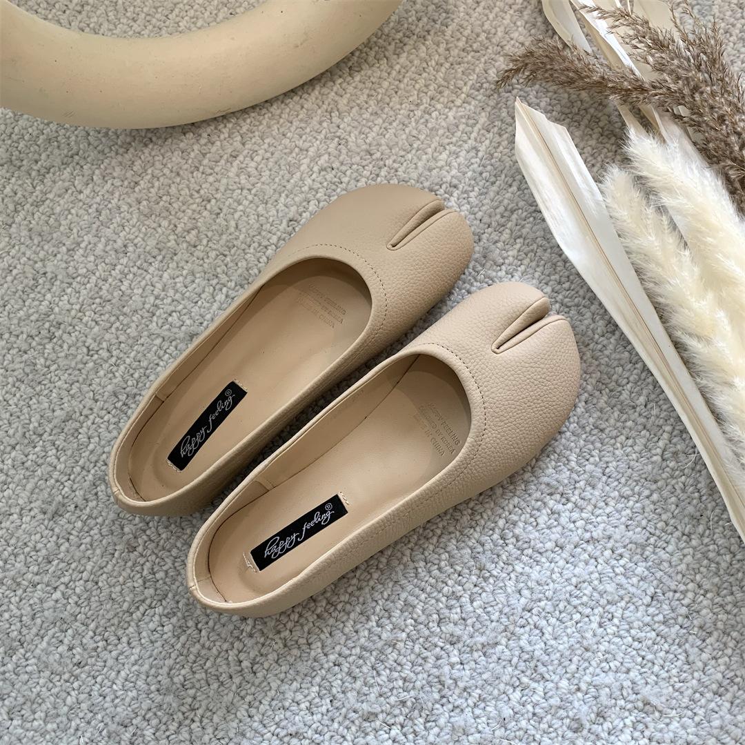 

Bailamos абсолютно нові балетки з розділеним носком, жіночі лофери з м якою підошвою, мокасини Tabi Ninja, жіноче повсякденне взуття Mujer 40