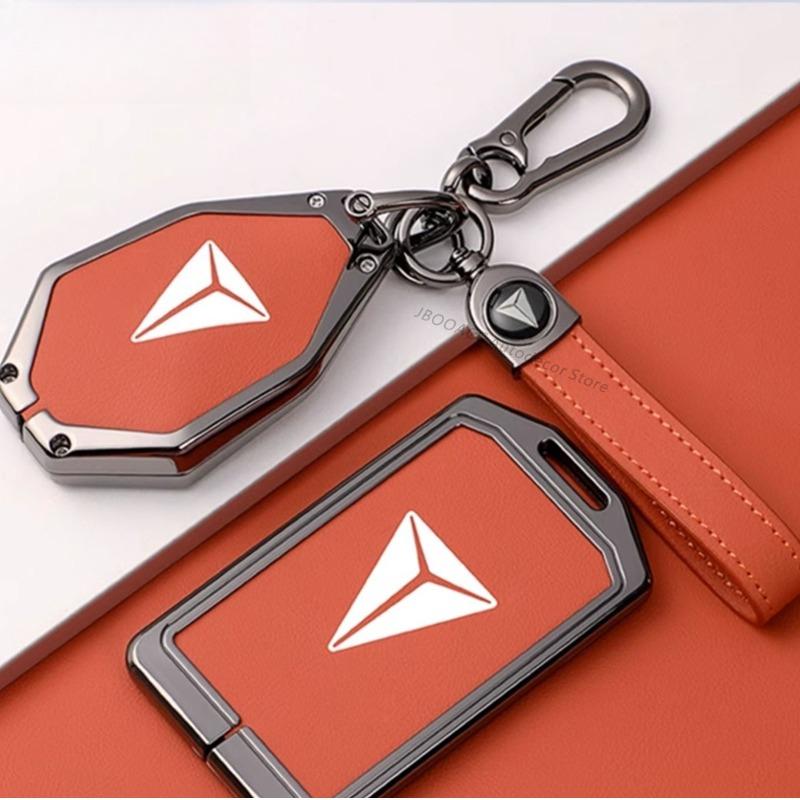 For Changan Deepal S07 S7 Car Keychain Protective Shell Car Key Holder Key Case Cover Smart Key Fob Bag Protector