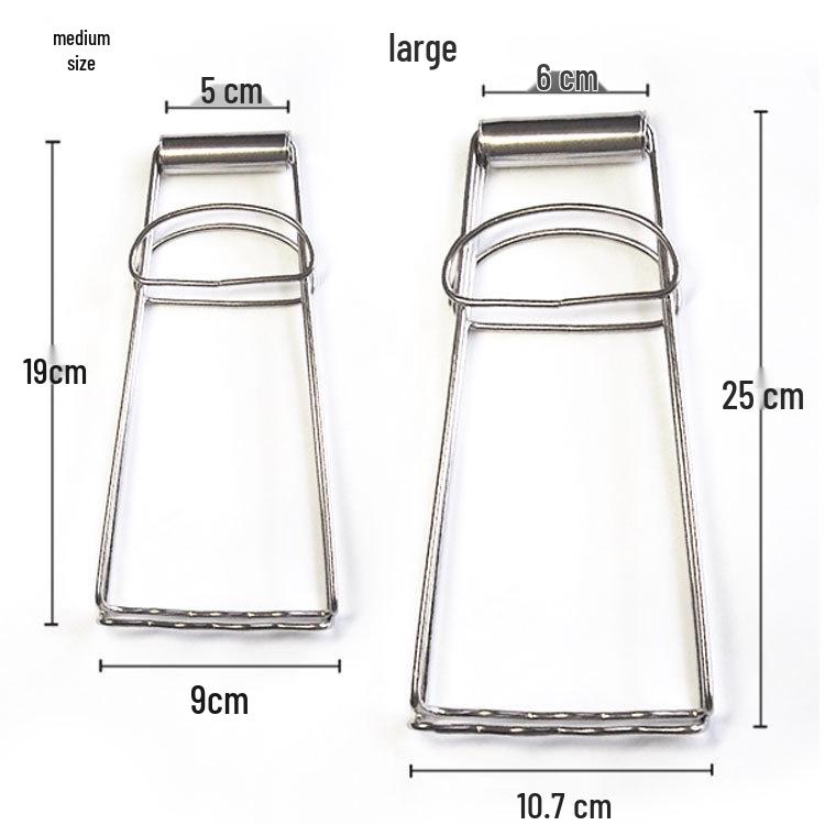 Large Anti-Scald Stainless Steel Plate and Bowl Clip