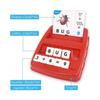 2 In 1 Matching Letter Game And Learning Educational Toys Games for Kids Ages 3 4 5 6 Years Old (Red)