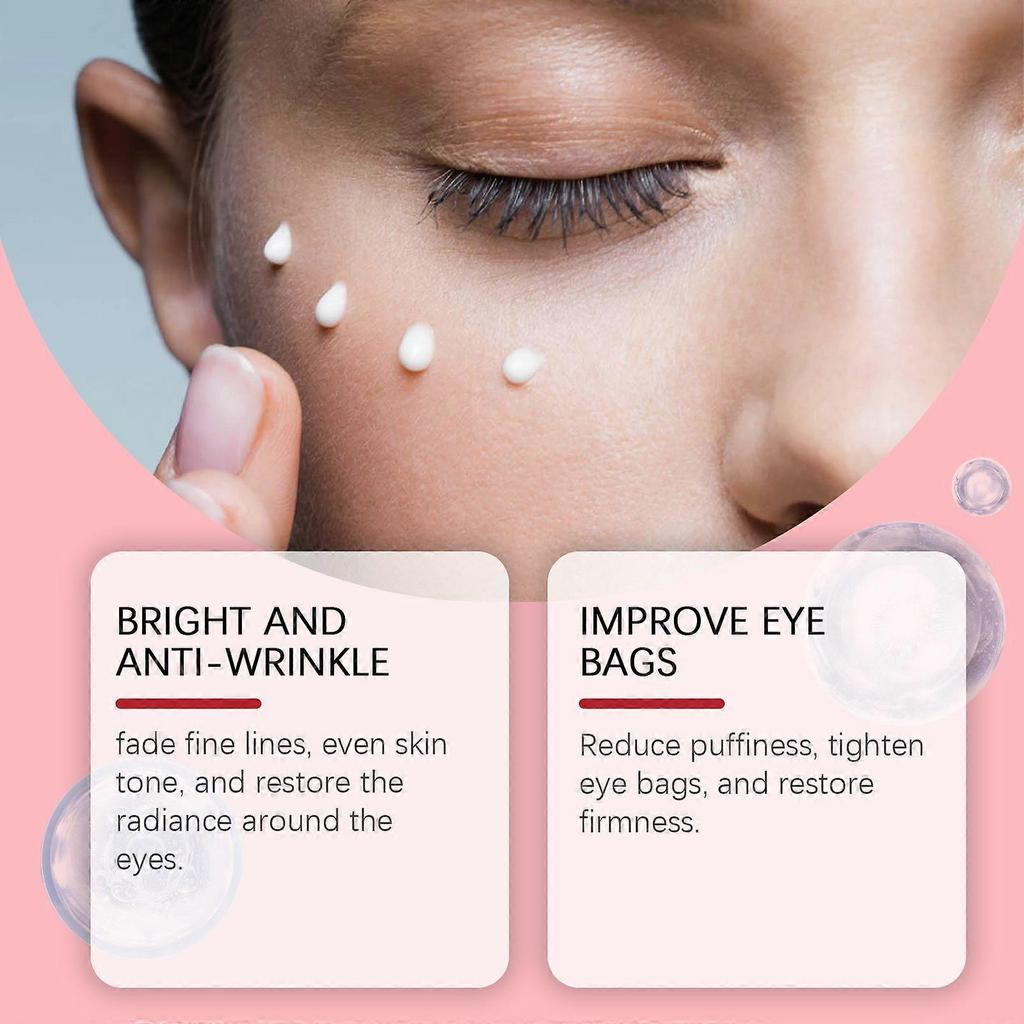Limited time!!Ouhoe Triple-Effect Eye Serum - Reduces Fine Lines, Moisturizes The Eye Area, Firms And Elasticizes Skin, Eye Moisturizing Cream