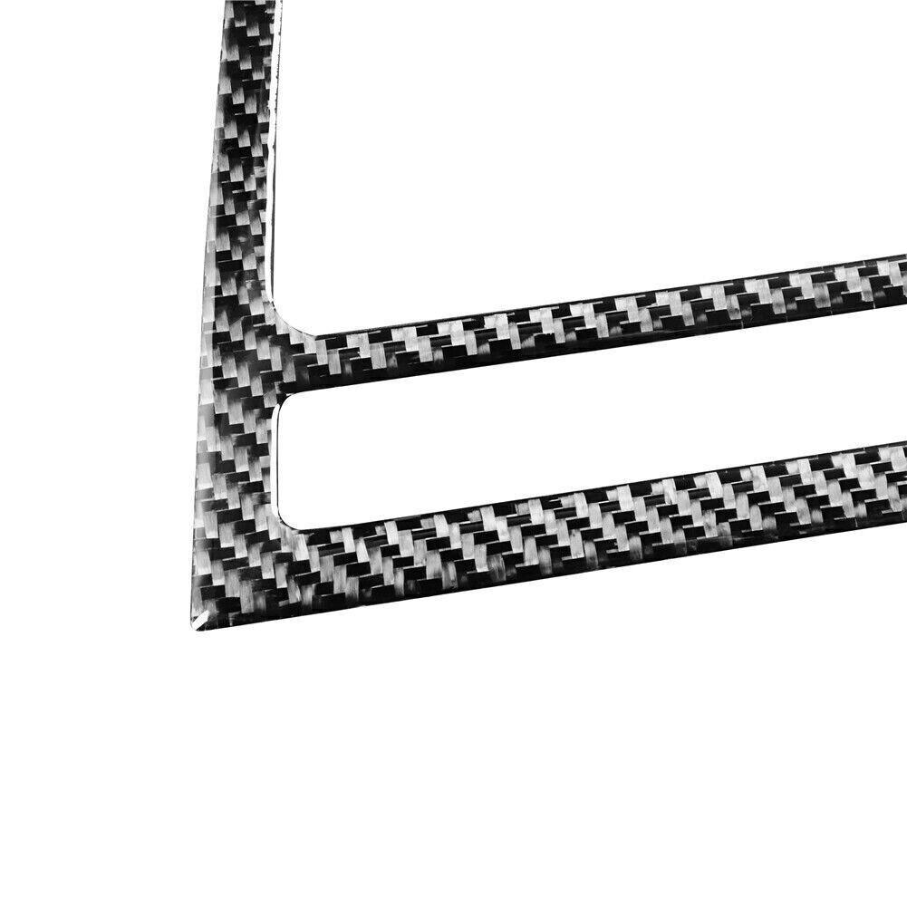 Carbon Fiber Gear Shift Decorative Cover Trim For BMW 6 Series E63 E64 2004-2010