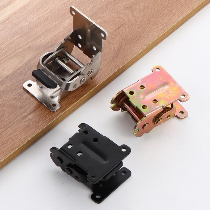1/4Pcs Connecting Hinges 180 And 90-degree Self-locking Folding Hinges For Table Legs Hardware Accessories