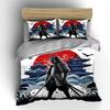 Samurai Art Three-Piece Set Soft Comfortable Duvet Cover Bedding Set Included 1*Duvet Cover & 2*Pillowcases Gift