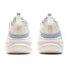 New LiNing Cushioning, Abrasion Resistant, Breathable, Lightweight Low Top Sprint Running Shoes Women's White Blue ARSV076-4