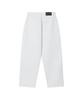 Lotaib Washed Patch Denim - White
