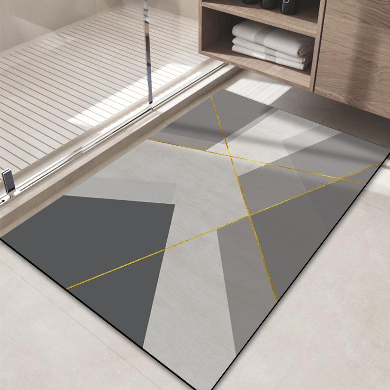 Bathroom Mat Bathroom Absorbent Mat Quick Drying Mat Toilet Door Mat