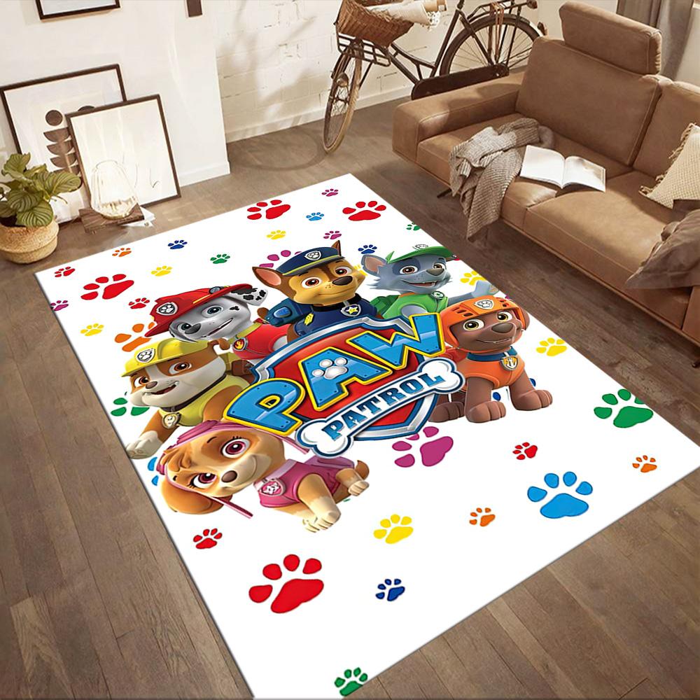 Paw Patrol Pups Adventure Square rugs are a great choice for living rooms, bedrooms, home décor, and as gifts.
