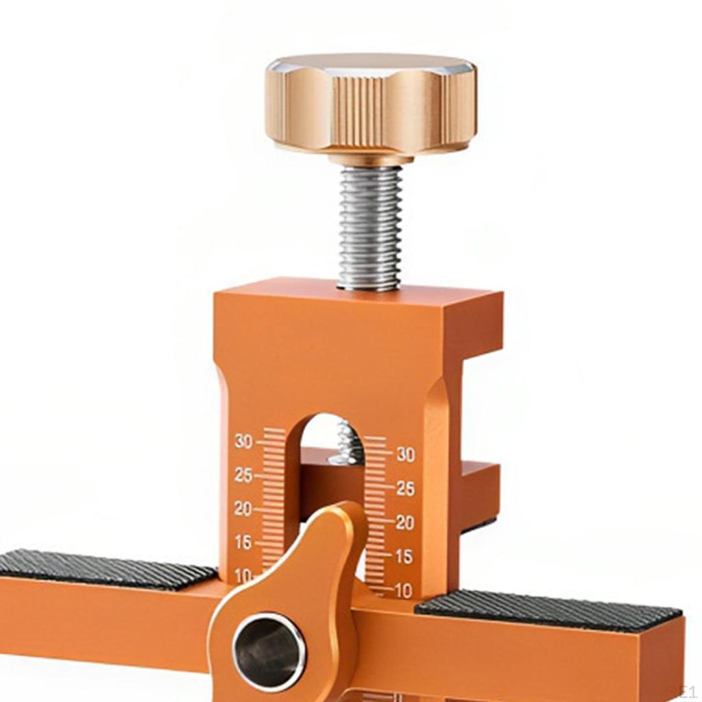 Cabinet Door Installation Positioner Mounting Jig Sturdy with Drill Multifunctional Easily