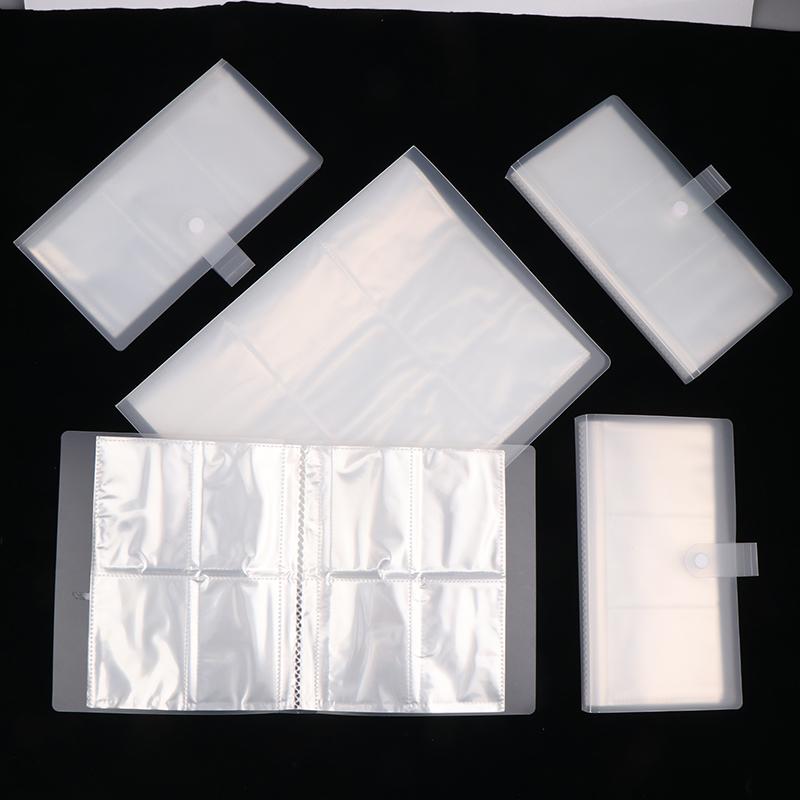 Průhledné fotoalbum Mini Polaroid album Kniha pro sbírku fotografií, karet, jízdenek Fotokarta Fotoalbum DIY pořadač