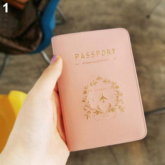 Fashion PVC Passport ID Credit Card Cover Travel Durable Protective Holder Case