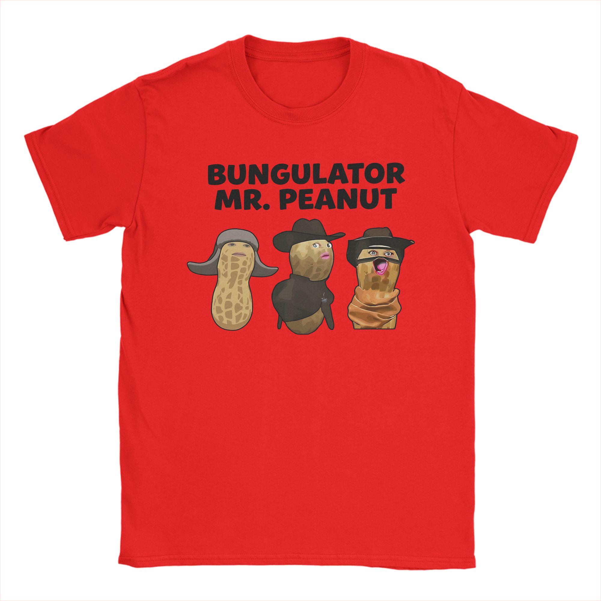 Men Women Graphic The Burnt Peanut GOOP Bungulator Mr Peanut Tee T Shirt Cotton Tshirts Clothes S