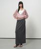 GENERALIDEA Deep V-Neck See-Through Knit Pullover [Ash Pink] / Gf2Lkp544