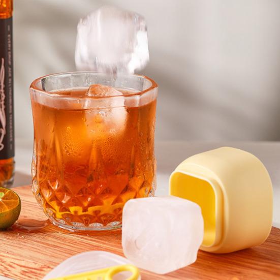 3Pcs Ice Cube Mold Food Grade BPA-Free Heat Cold Resistant Ice Cube Tray