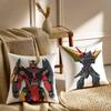 M-Mecha Anime Gurren Lagann Cushion Cover Pillowcase Anti-Dustmite Living Room Sofa Decor Cushion Room