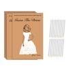 1 Ensemble de Jeux de Douche de Mariée avec Devinettes au Crayon La Robe Jeux de Douche de Mariée Fournitures Amusantes pour la Fête de Mariage