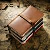 A5 Retro Genuine Leather Password Notebook: European-Style Business Diary with Multifunctional Loose-Leaf Design