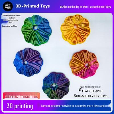 3D Flower Decompression Toy and Educational Desk Ornament