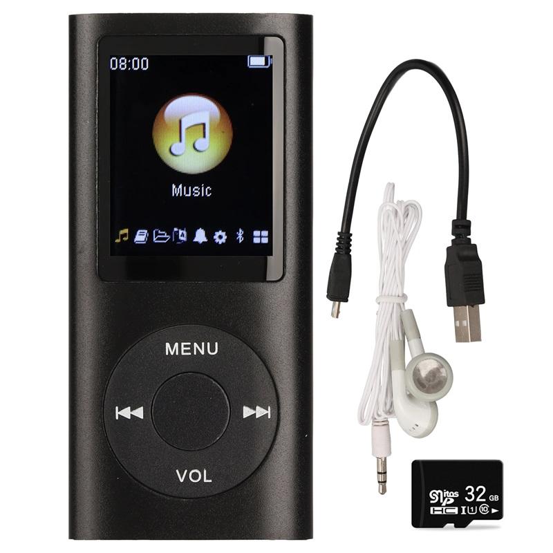 1.8 Inch LCD Screen MP3 Player Stylish Multifunctional Lossless Sound Slim Portable MP3 Music Player