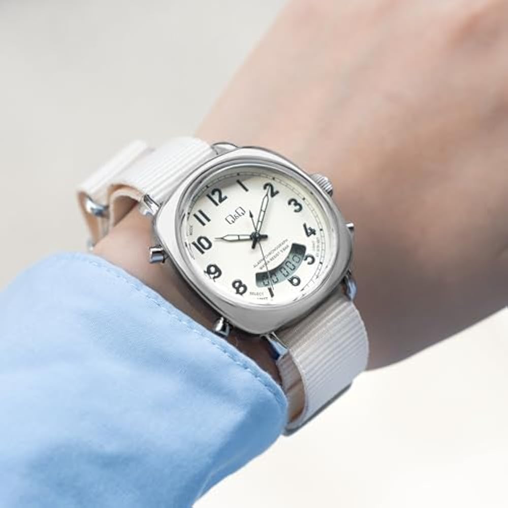 [Citizen Q&Q] Watch Q & Q, 5 ATM Water Resistant, Anadige A38A-004PK, Ivory