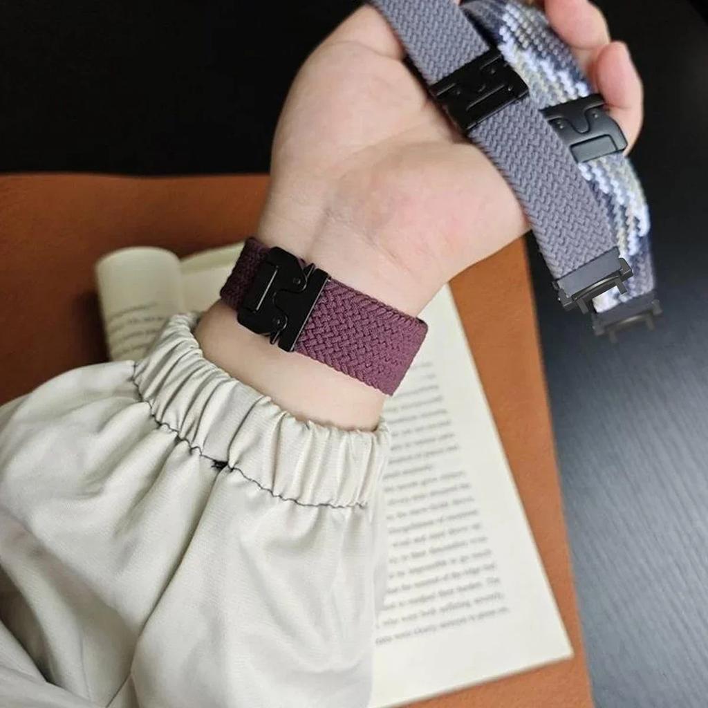 For Huami Amazfit T-Rex 2 Nylon Watch Band Braided Replacement Strap